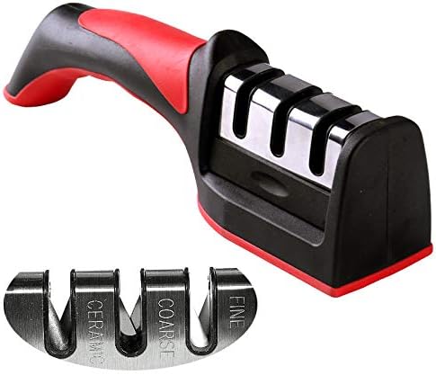 Secure Grip Knife Sharpener With Suction Pad