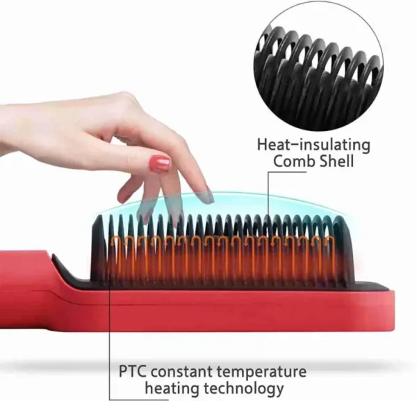 Electric Professional Hair Straightening Brush For Girls - Image 6