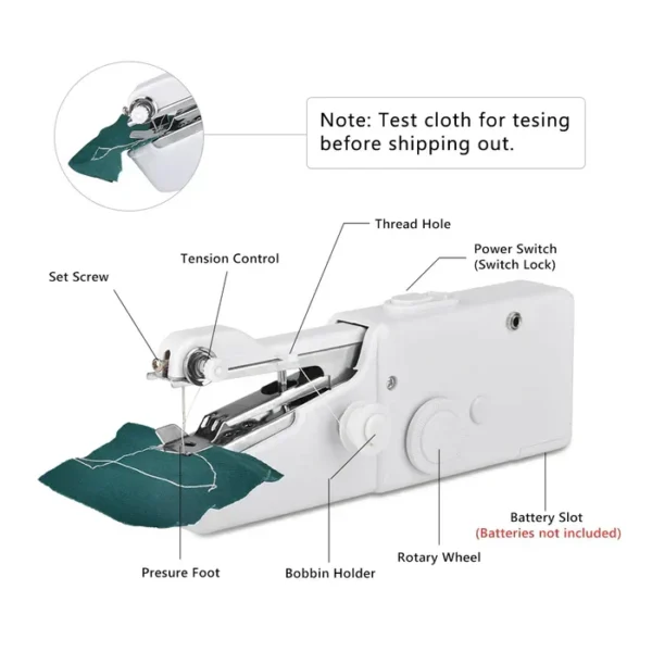 Portable Mini Sewing Machine - Image 3